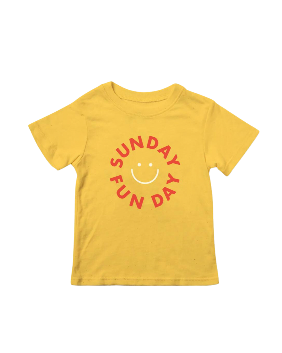 AMPERSAND | KIDS SUNDAY FUNDAY TEE- GOLD - Westside Storey