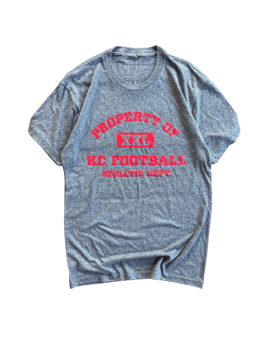 BELLBOY | ATHLETIC DEPT. T SHIRT - GREY Bellboy Apparel