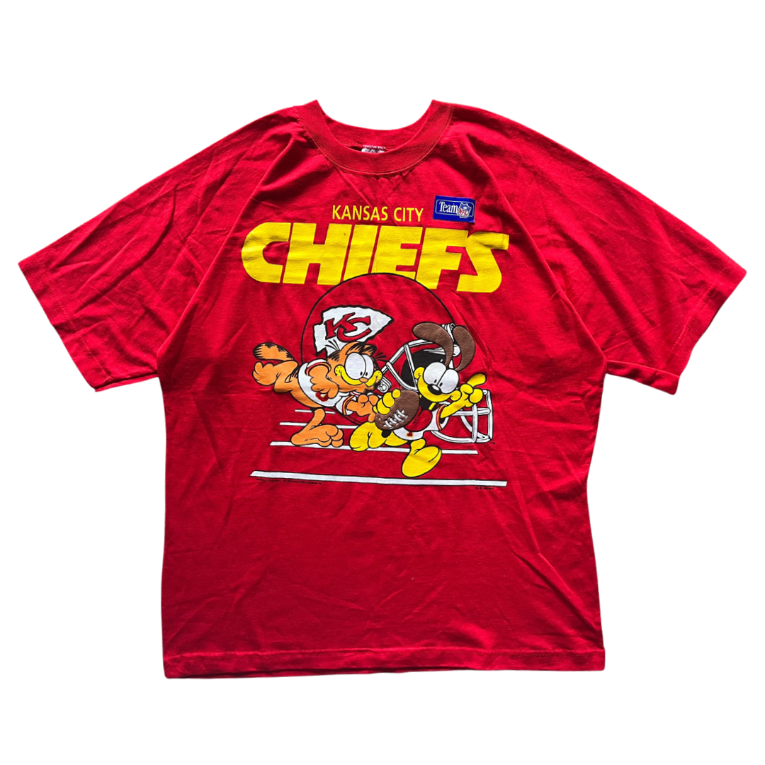 WESTSIDE STOREY VINTAGE | VINTAGE 1994 DEADSTOCK GARFIELD TODIE CHIEFS T-SHIRT - Westside Storey