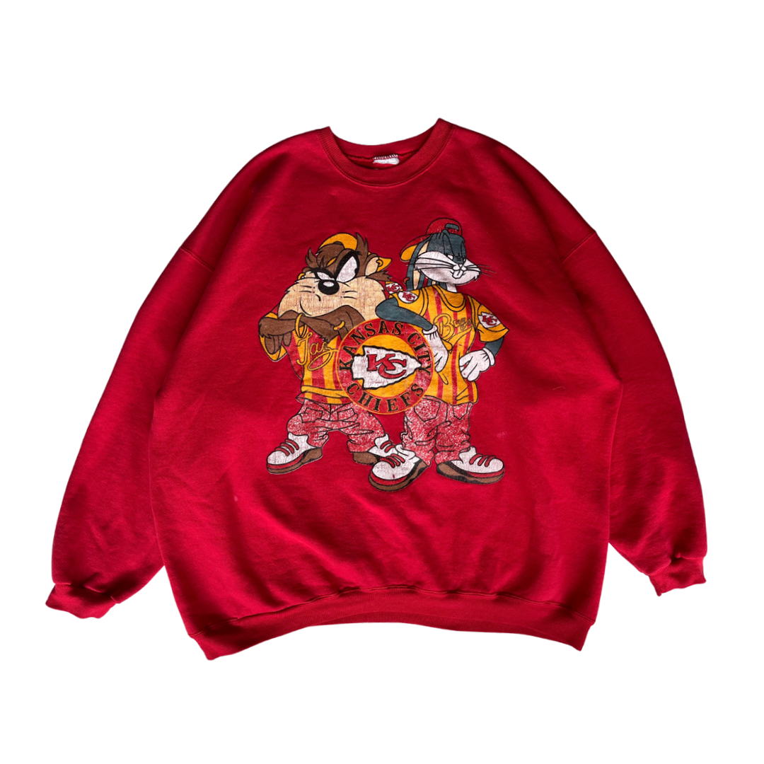 WESTSIDE STOREY VINTAGE | VINTAGE 90S BUGS & TAZ KC CHIEFS