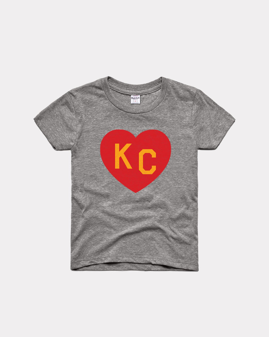 CHARLIE HUSTLE | KIDS ARROWHEAD KC HEART T-SHIRT - Westside Storey