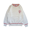 WESTSIDE STOREY VINTAGE | VINTAGE 90S NUTMEG RARE GREAT CONDITION KC CHIEFS KNIT SWEATER- IVORY