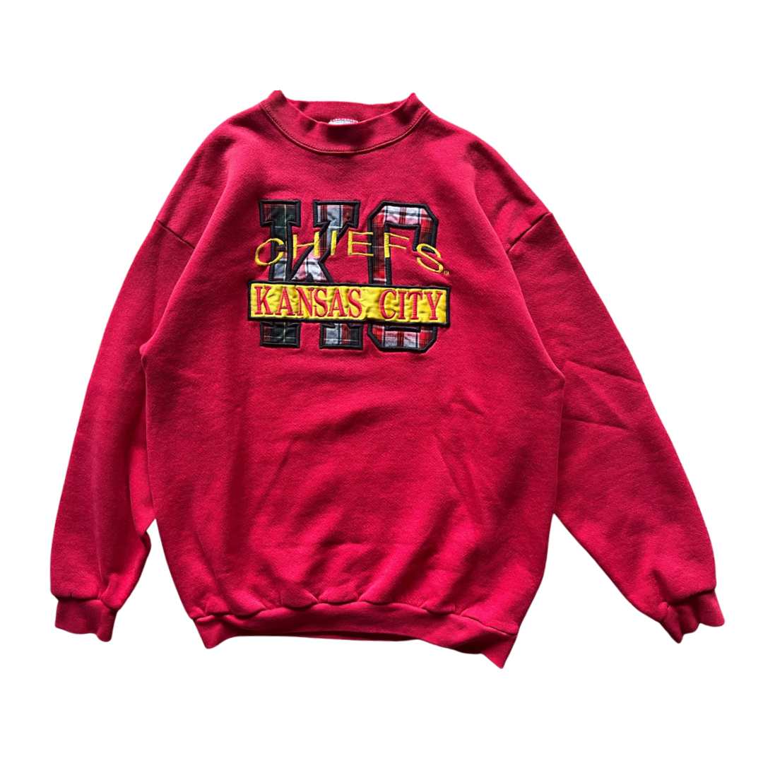 WESTSIDE STOREY VINTAGE | VINTAGE 90S PAISLEY KC CHIEFS SWEATSHIRT - Westside Storey