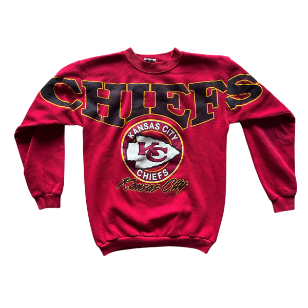 WESTSIDE STOREY VINTAGE  VINTAGE KC CHIEFS 90S LEGENDS SPELLOUT SWEAT -  Westside Storey