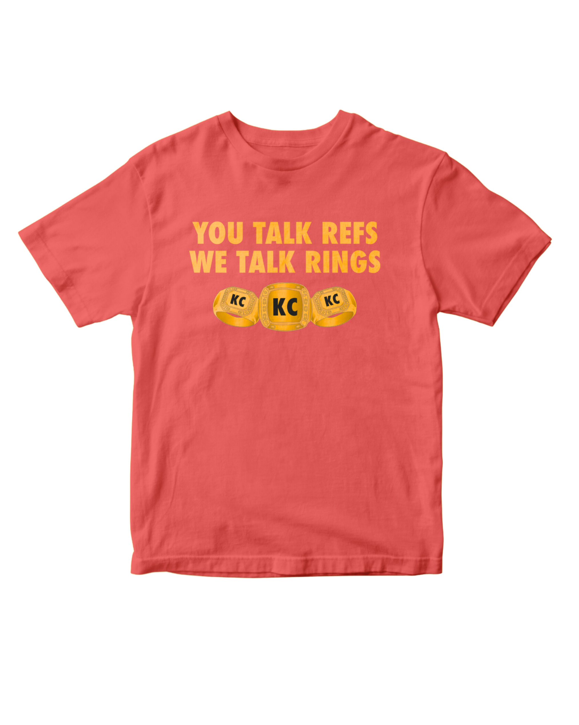 BELLBOY | YOU TALK REFS WE TALK RINGS T-SHIRT - RED - Westside Storey