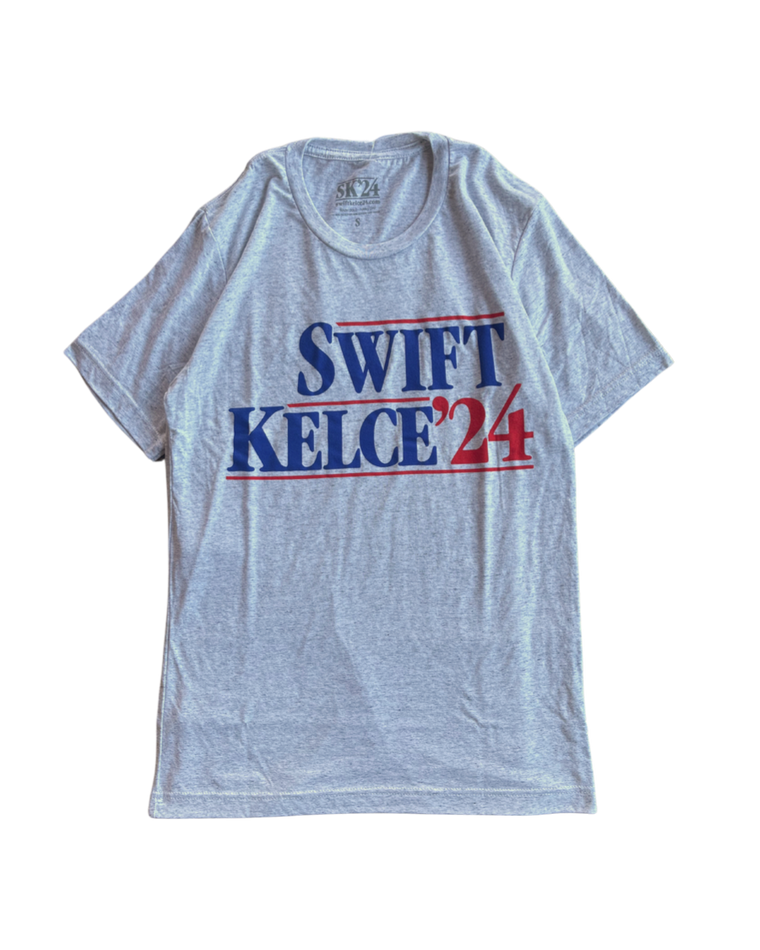 SK24 | SWIFT KELCE 24 T-SHIRT - HEATHER GREY