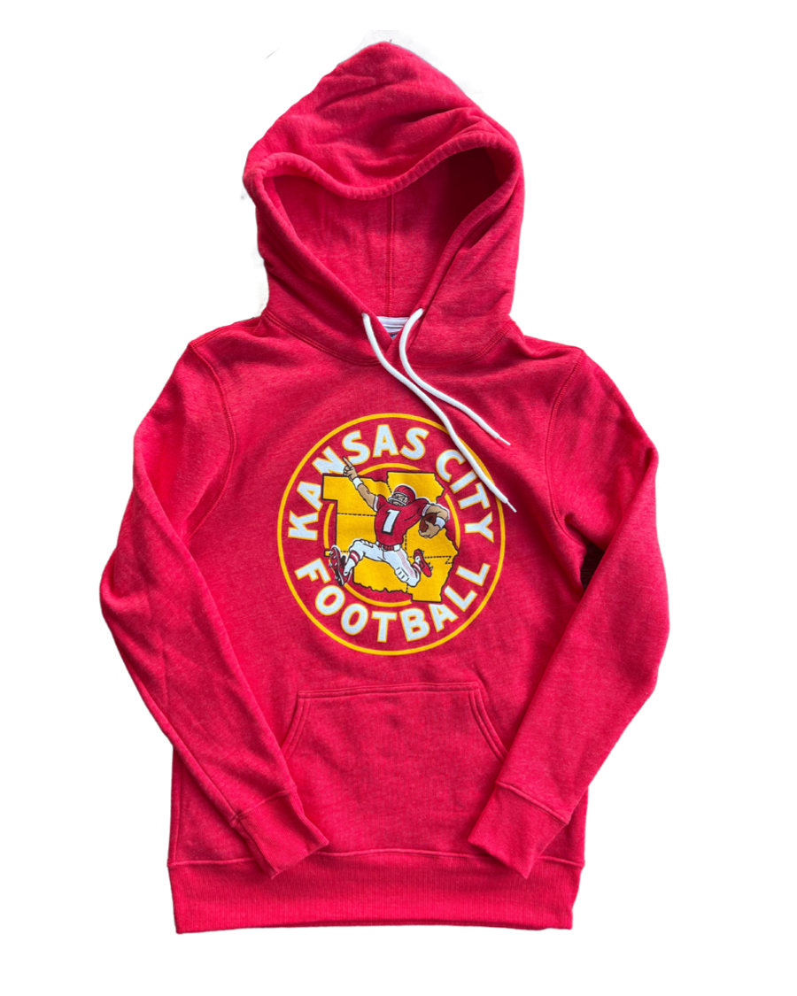 CHARLIE HUSTLE | KANSAS CITY FOOTBALL RUNNER HOODIE - Westside Storey