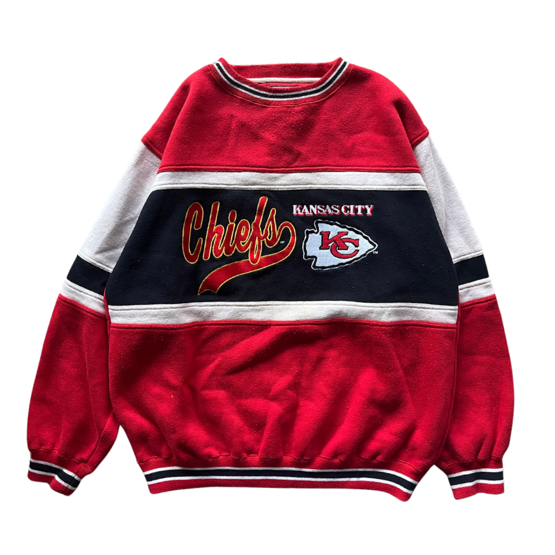 WESTSIDE STOREY VINTAGE | VINTAGE 90S LOGO 7 KC CHIEFS SWEATSHIRT - Westside Storey