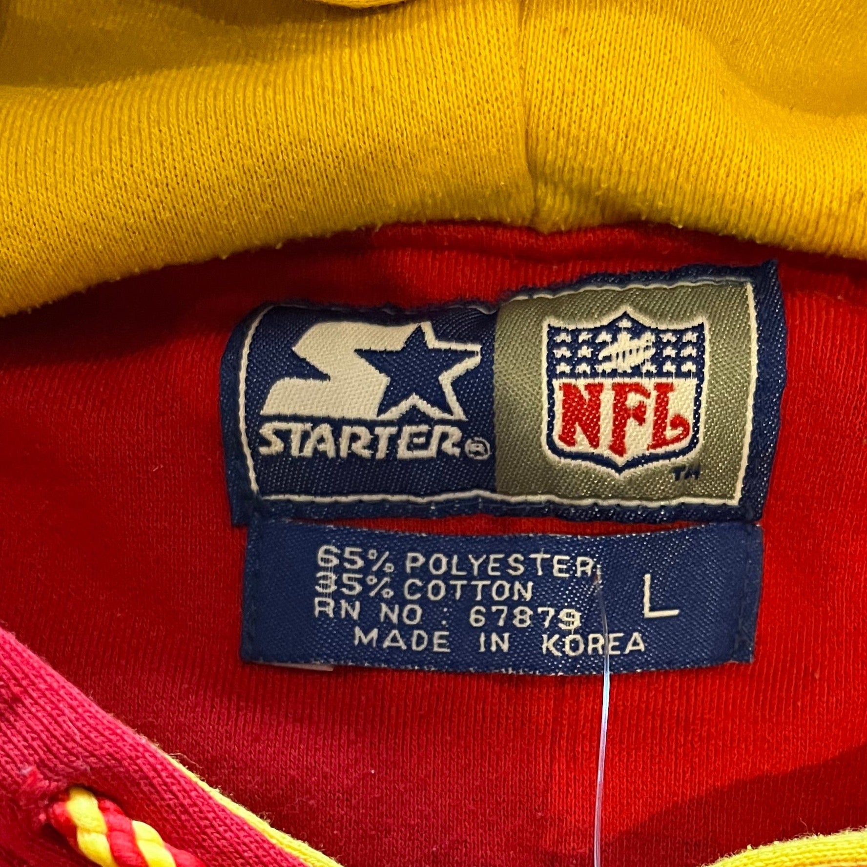 WESTSIDE STOREY VINTAGE | VINTAGE 90S STARTER CHIEFS SCRIPT HOODIE - Westside Storey