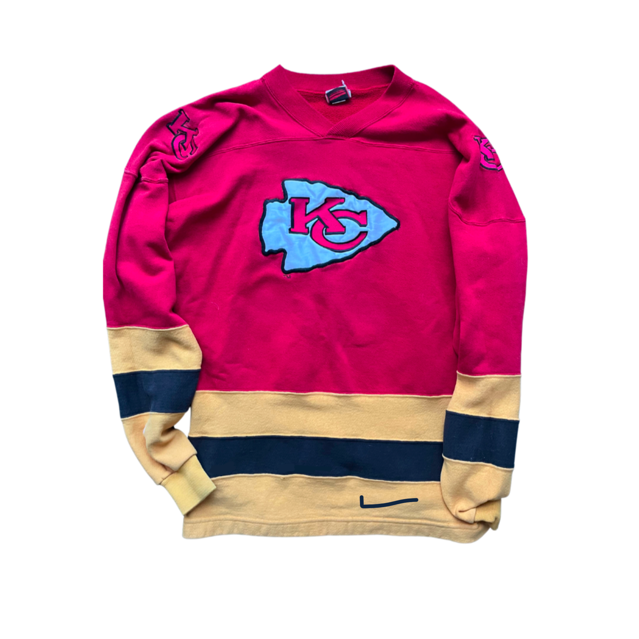 WESTSIDE STOREY VINTAGE | VINTAGE CHIEFS 90S LEGENDS HOCKEY STYLE SWEATSHIRT - Westside Storey