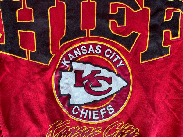 WESTSIDE STOREY VINTAGE  VINTAGE KC CHIEFS 90S LEGENDS SPELLOUT SWEAT -  Westside Storey