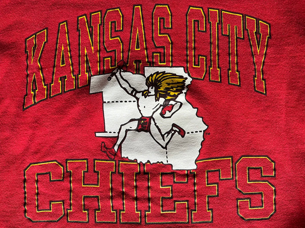 WESTSIDE STOREY VINTAGE  VINTAGE 90S CHIEFS LOGO ATHLETIC