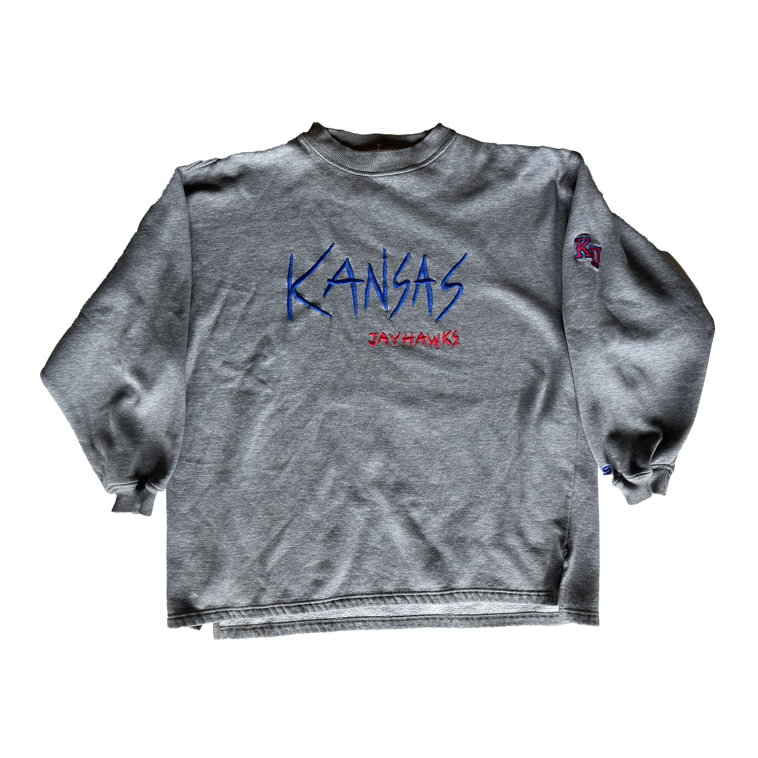 WESTSIDE STOREY VINTAGE | VINTAGE 90S KU JAYHAWKS GRAFFITI SWEATSHIRT - Westside Storey