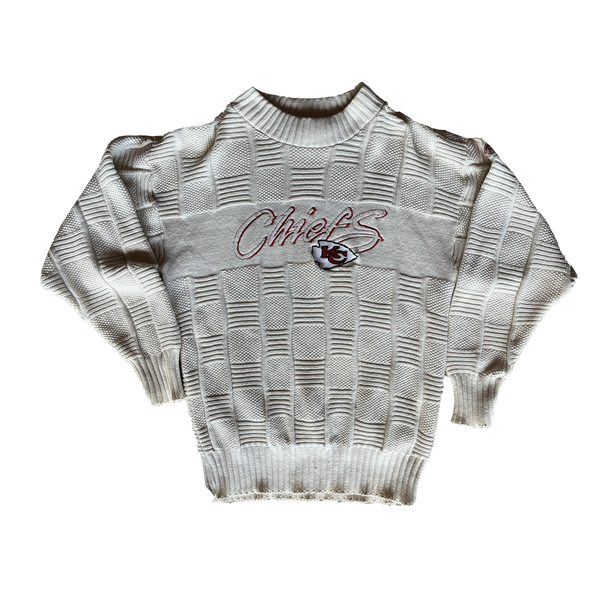 WESTSIDE STOREY VINTAGE  VINTAGE 90S KNIT CHIEFS SWEATER - Westside Storey