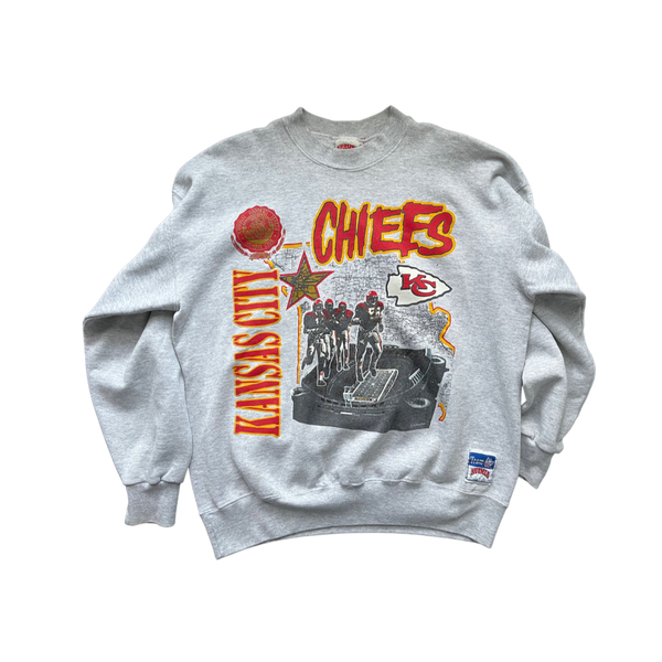 WESTSIDE STOREY VINTAGE | VINTAGE 90S CHIEFS NUTMEG BLACK SWEATSHIRT