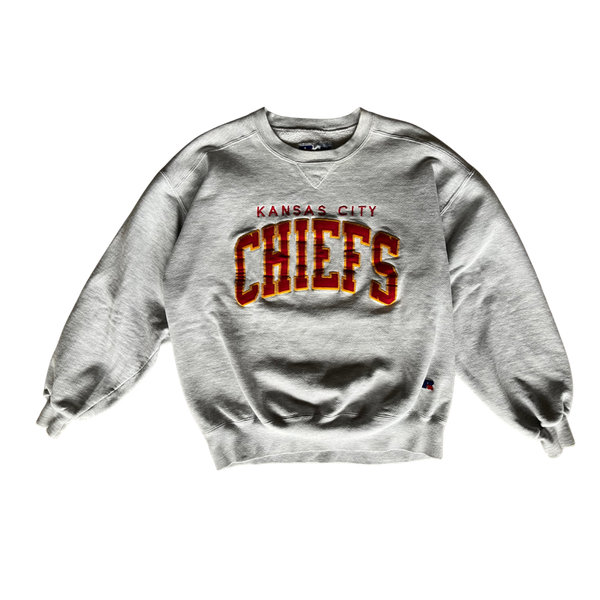 WESTSIDE STOREY VINTAGE  VINTAGE 90S CHIEFS RUSSELL STITCHED SWEATSHI -  Westside Storey