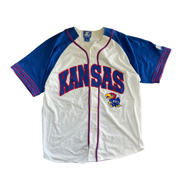 Kansas Jayhawks Classic NFL Baseball Jersey Shirt –
