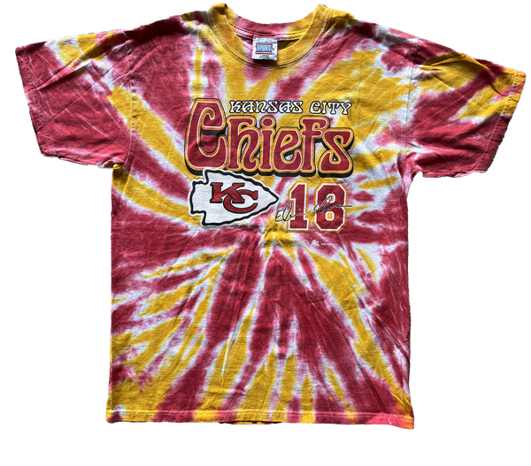 Outerstuff Kids' Kansas City Chiefs Pennant Tie Dye T-shirt