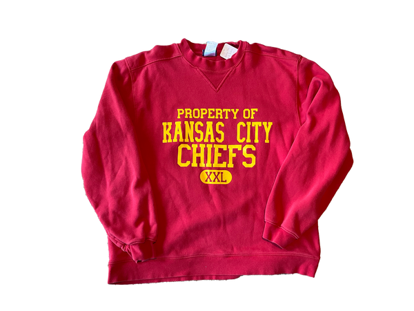 KC Chiefs Sweatshirt, Vintage Kansas City Chiefs Sweatshirt, - Inspire  Uplift