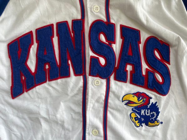 Kansas Jayhawks Classic NFL Baseball Jersey Shirt –