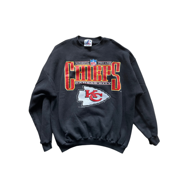 WESTSIDE STOREY VINTAGE  VINTAGE 90S CHIEFS RUSSELL STITCHED SWEATSHI -  Westside Storey