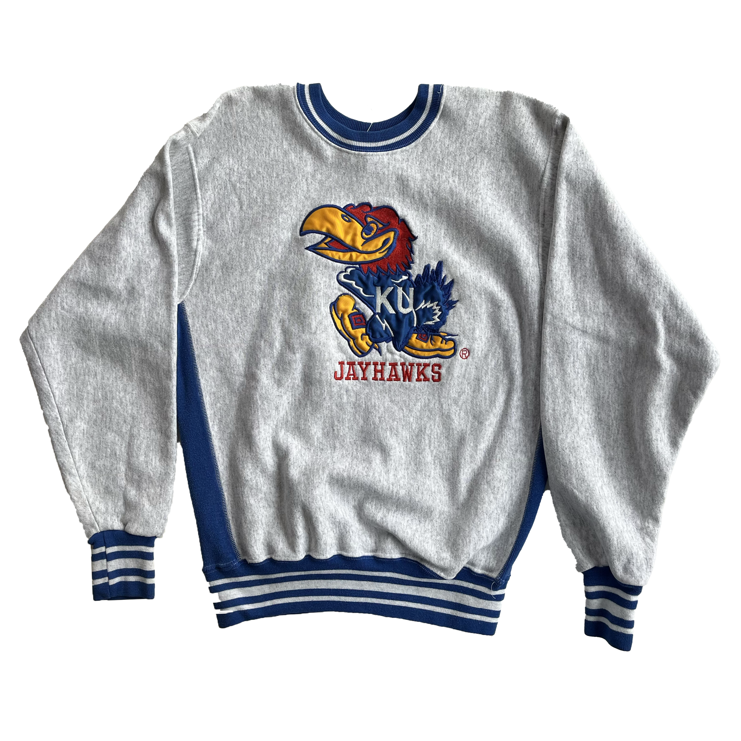 WESTSIDE STOREY VINTAGE | VINTAGE THICK LEGENDS KANSAS 90S KU JAYHAWKS SWEATSHIRT - Westside Storey