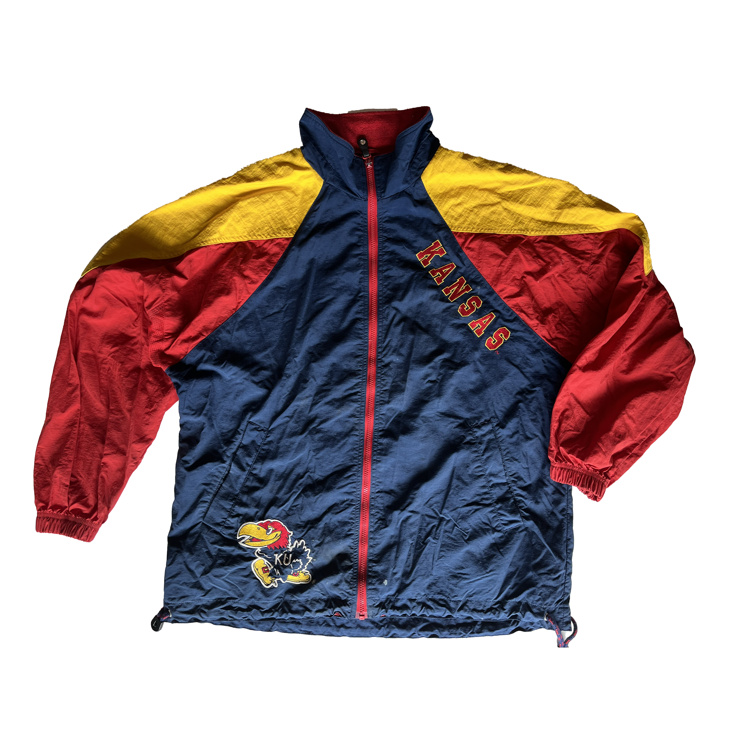 WESTSIDE STOREY VINTAGE | VINTAGE 90S KU JAYHAWKS MIRAGE JACKET - Westside Storey