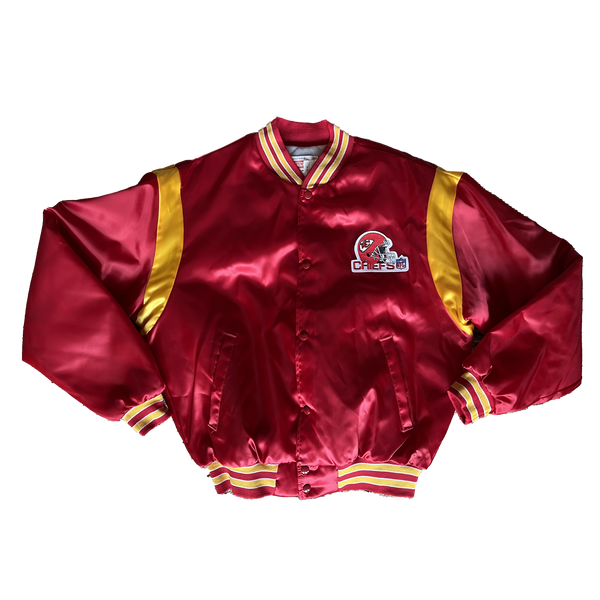 WESTSIDE STOREY VINTAGE  VINTAGE 90S CHIEFS SATIN JACKET - Westside Storey