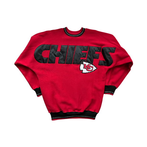 WESTSIDE STOREY VINTAGE  VINTAGE CHIEFS 90S RUSSELL STITCHED LETTERIN -  Westside Storey