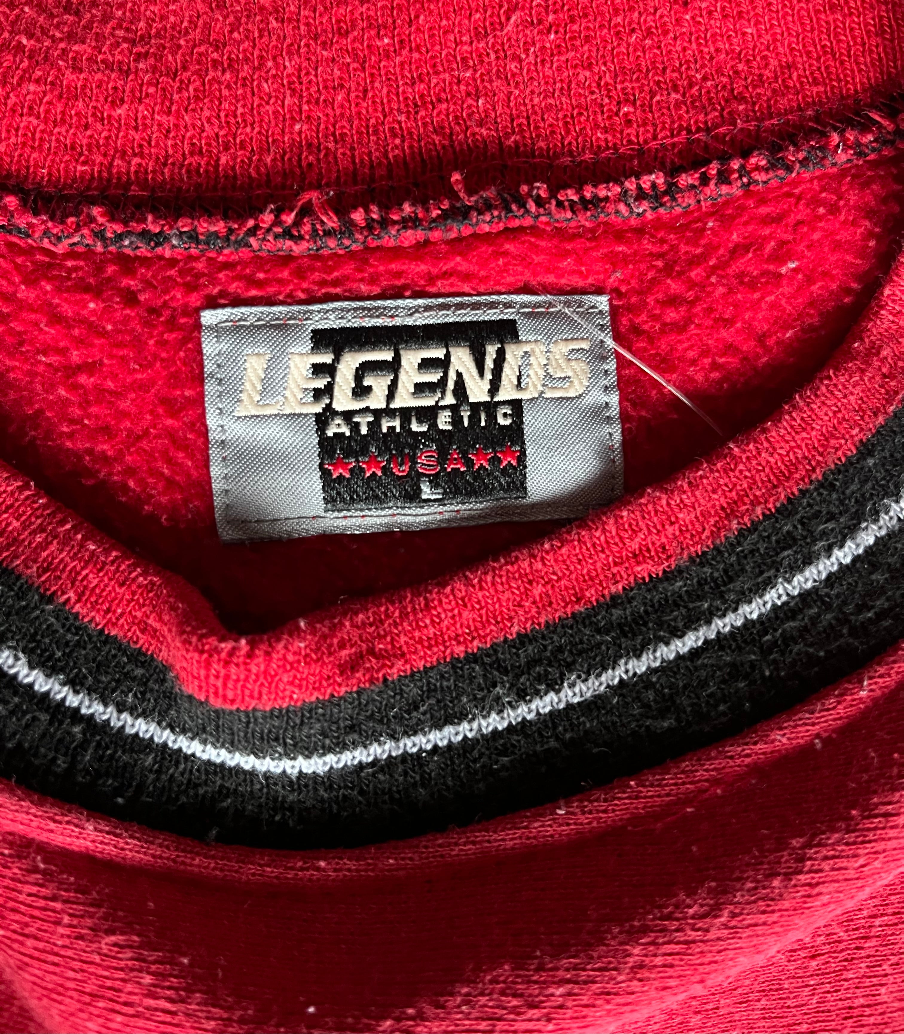 WESTSIDE STOREY VINTAGE | VINTAGE 90S CHIEFS LEGENDS STITCHED SPELLOUT SWEATSHIRT - Westside Storey
