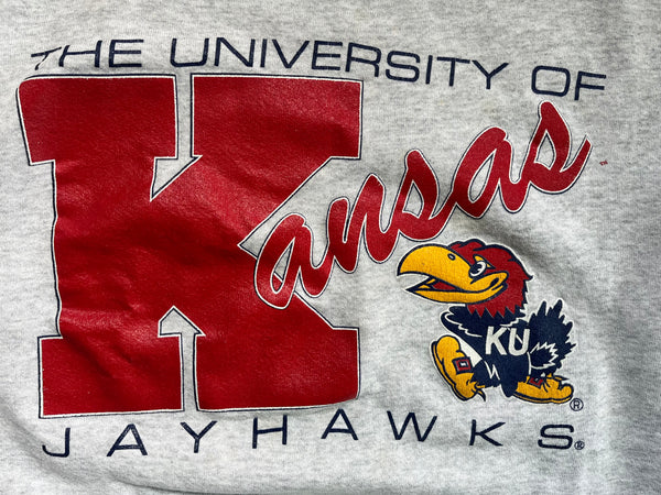 WESTSIDE STOREY VINTAGE  VINTAGE 80S KU JAYHAWKS HOCKEY JERSEY