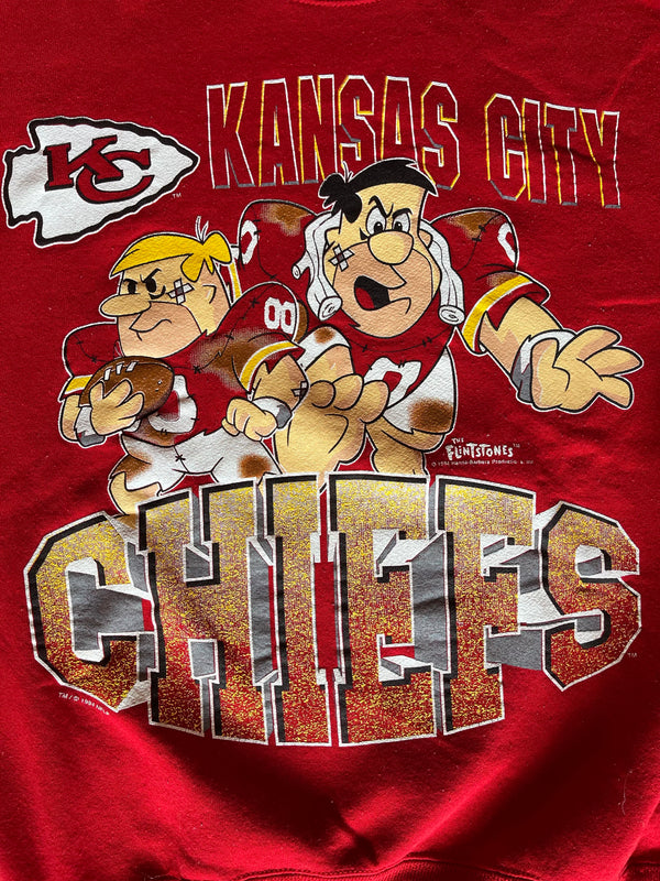 WESTSIDE STOREY VINTAGE | VINTAGE 1992 FRED FLINSTONE CHIEFS TEE