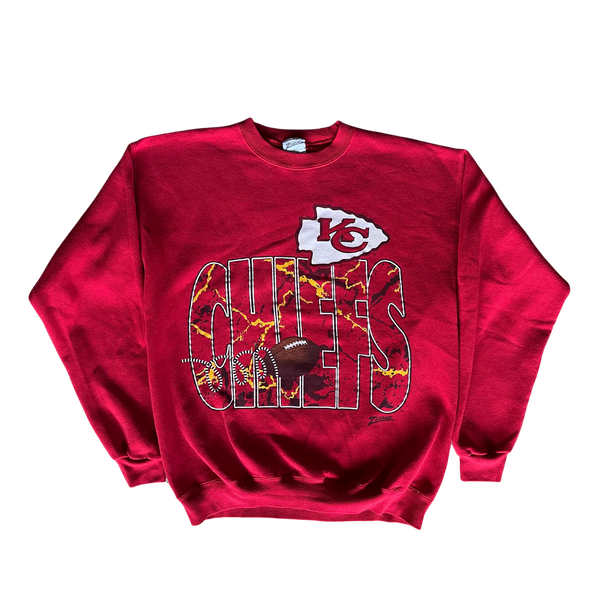 Vintage 1990s KC Chiefs Zubaz Tee - L/XL – Tall Tale Vintage