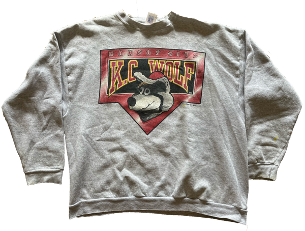 WESTSIDE STOREY VINTAGE  VINTAGE 90S KC WOLF CHIEFS TEE - Westside Storey