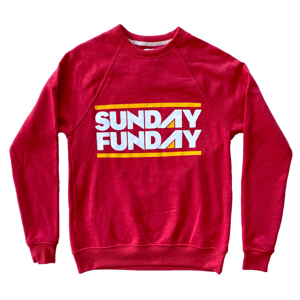 Charlie Hustle Sunday Funday Tee - Red M / Red