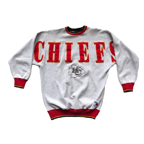 Vintage NFL (Lee) - Kansas City Chiefs Embroidered Crew Neck Sweatshirt  1990s Large – Vintage Club Clothing