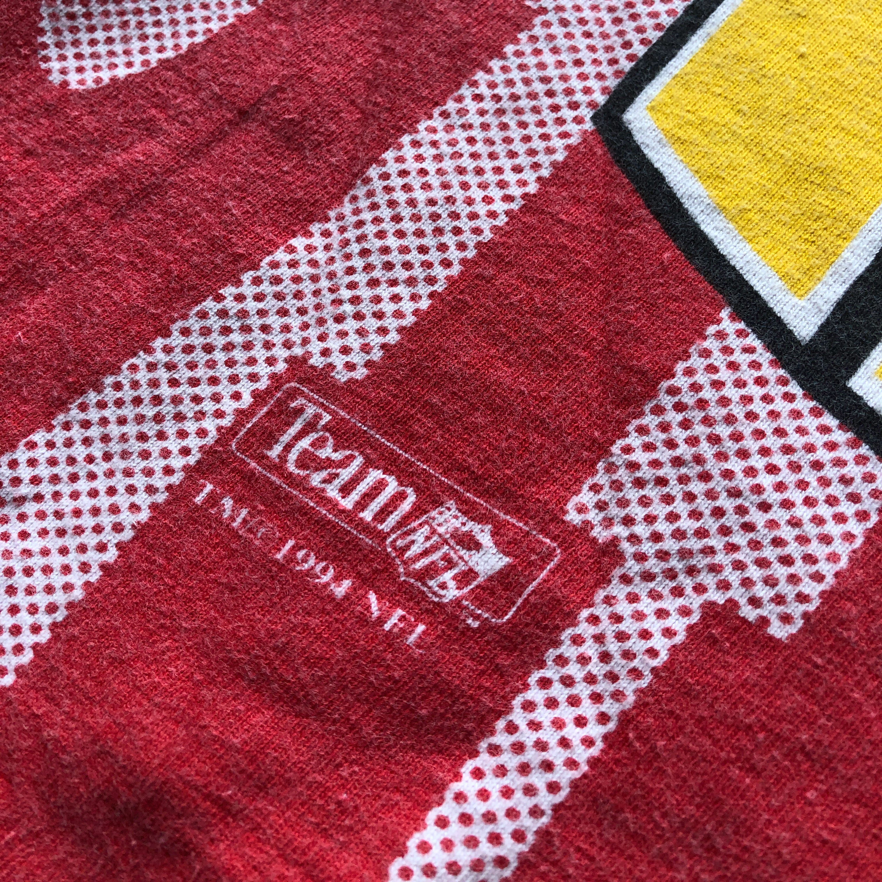 WESTSIDE STOREY VINTAGE | VINTAGE 90'S MAGIC JOHNSON CHIEFS ALL OVER DOUBLE SIDE T-SHIRT - Westside Storey