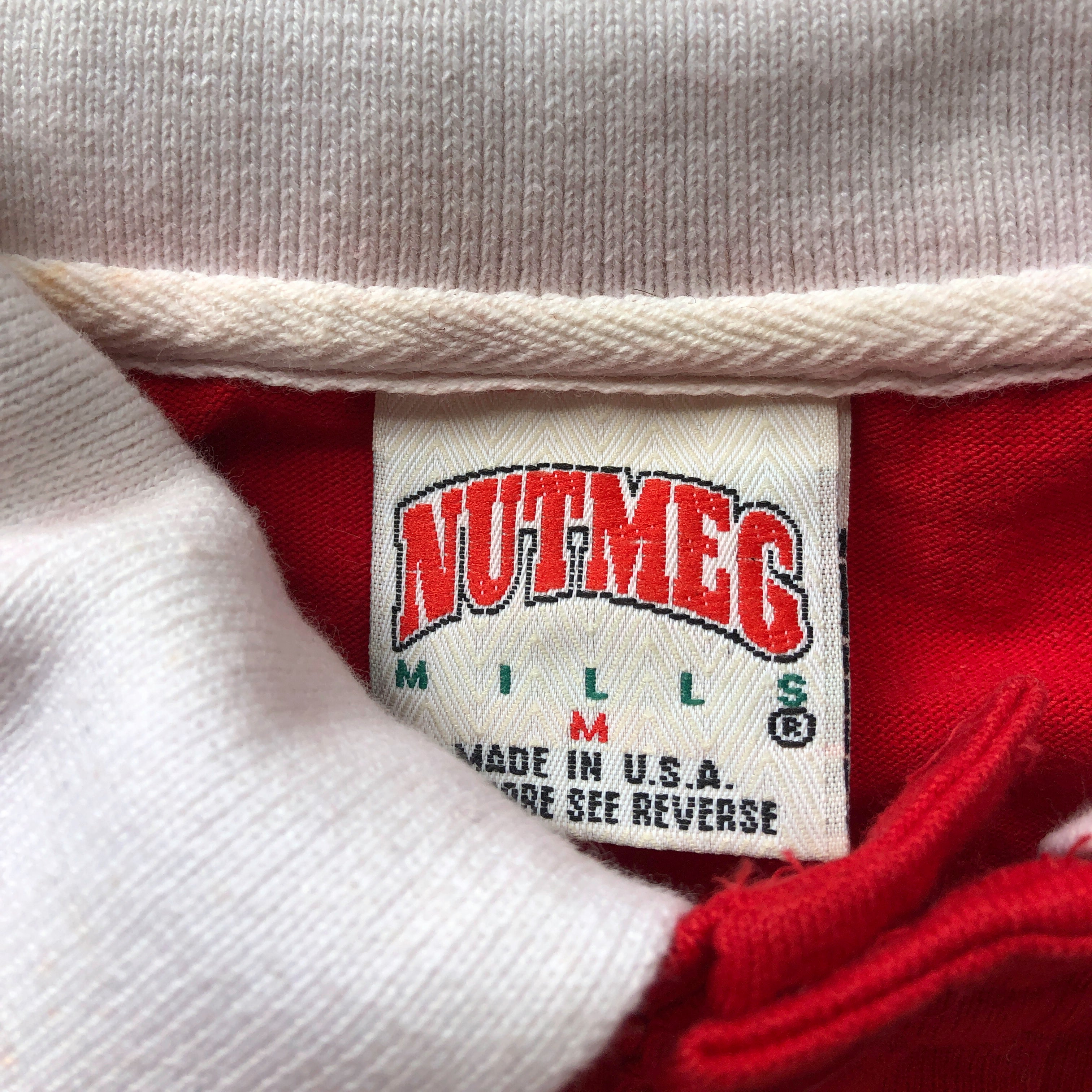 WESTSIDE STOREY VINTAGE | VINTAGE 90'S NUTMEG RUGBY CHIEF SHIRT - Westside Storey