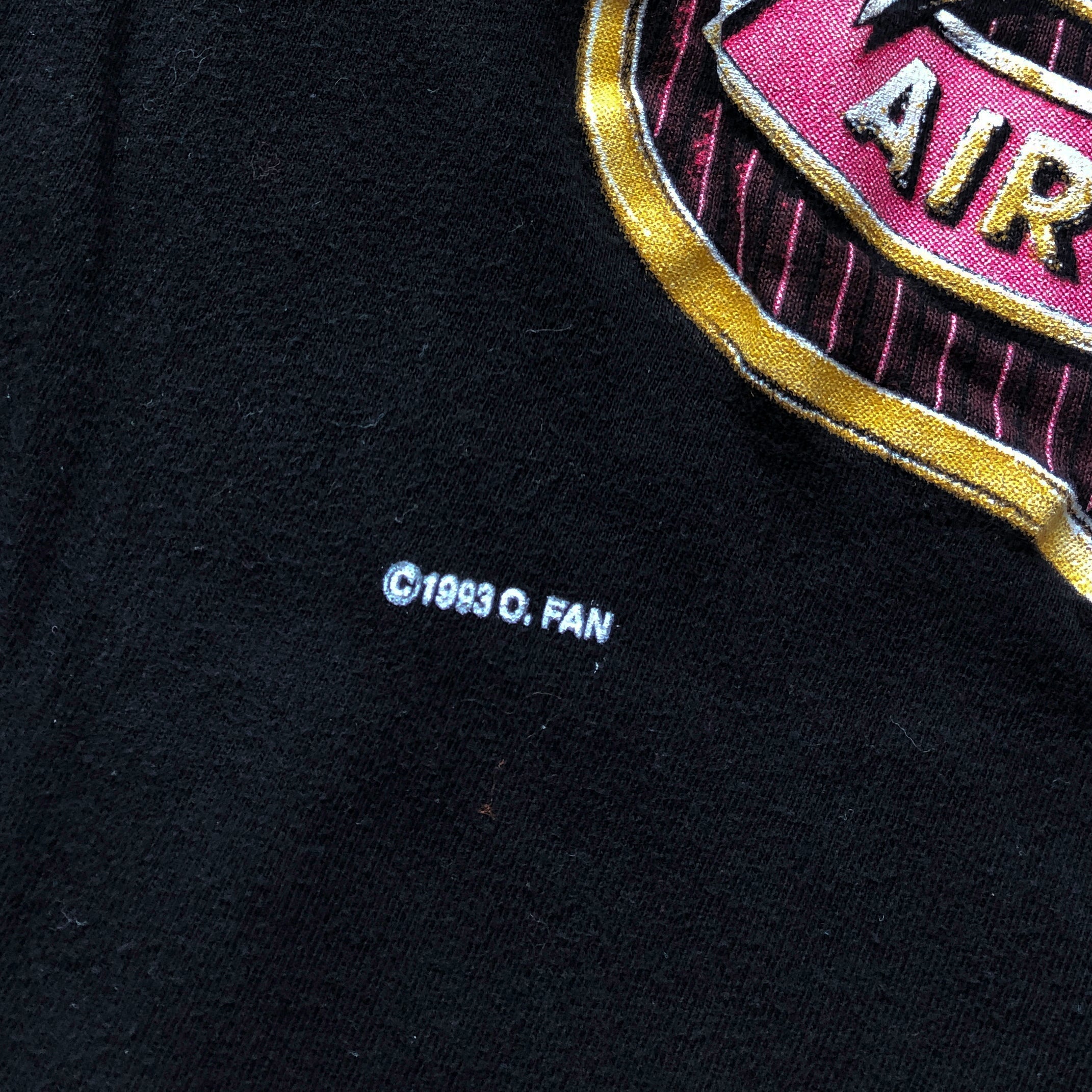 WESTSIDE STOREY VINTAGE | VINTAGE 1993 CHIEFS AIRBORNE WINGS T-SHIRT - Westside Storey