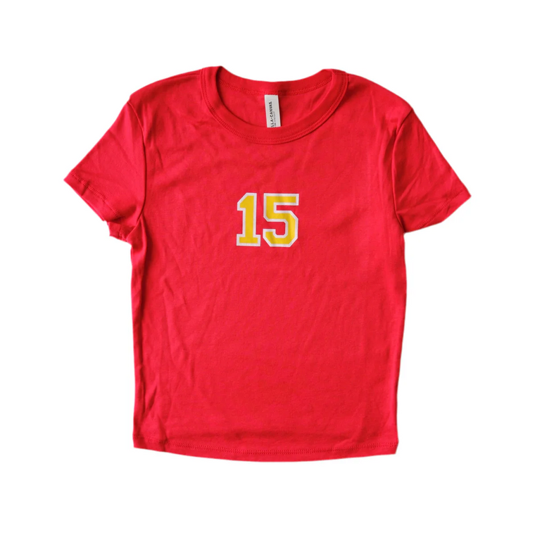CARLY RAE STUDIO | #15 BABY TEE - RED Carly Rae Studio
