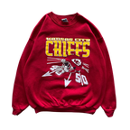 WESTSIDE STOREY VINTAGE | VINTAGE 1994 GRAPHIC KC CHIEFS SWEATSHIRT - RED - Westside Storey