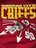 WESTSIDE STOREY VINTAGE | VINTAGE 1994 GRAPHIC KC CHIEFS SWEATSHIRT - RED - Westside Storey