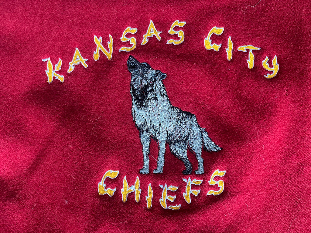 WESTSIDE STOREY VINTAGE | VINTAGE 80S KC CHIEFS LETTERMAN JACKET - Westside Storey