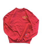 BELLBOY | SIMPLE KC EMBROIDERED CREWNECK - RED Bellboy Apparel