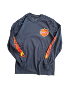 BELLBOY | KC MIDWEST FLAME LONG SLEEVE TEE - BLACK Bellboy Apparel