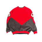 WESTSIDE STOREY VINTAGE | VINTAGE 90S LEGENDS STITCHED SPELLOUT KC CHIEFS TAYLOR SWIFT SWEATSHIRT- RED/BLACK - Westside Storey