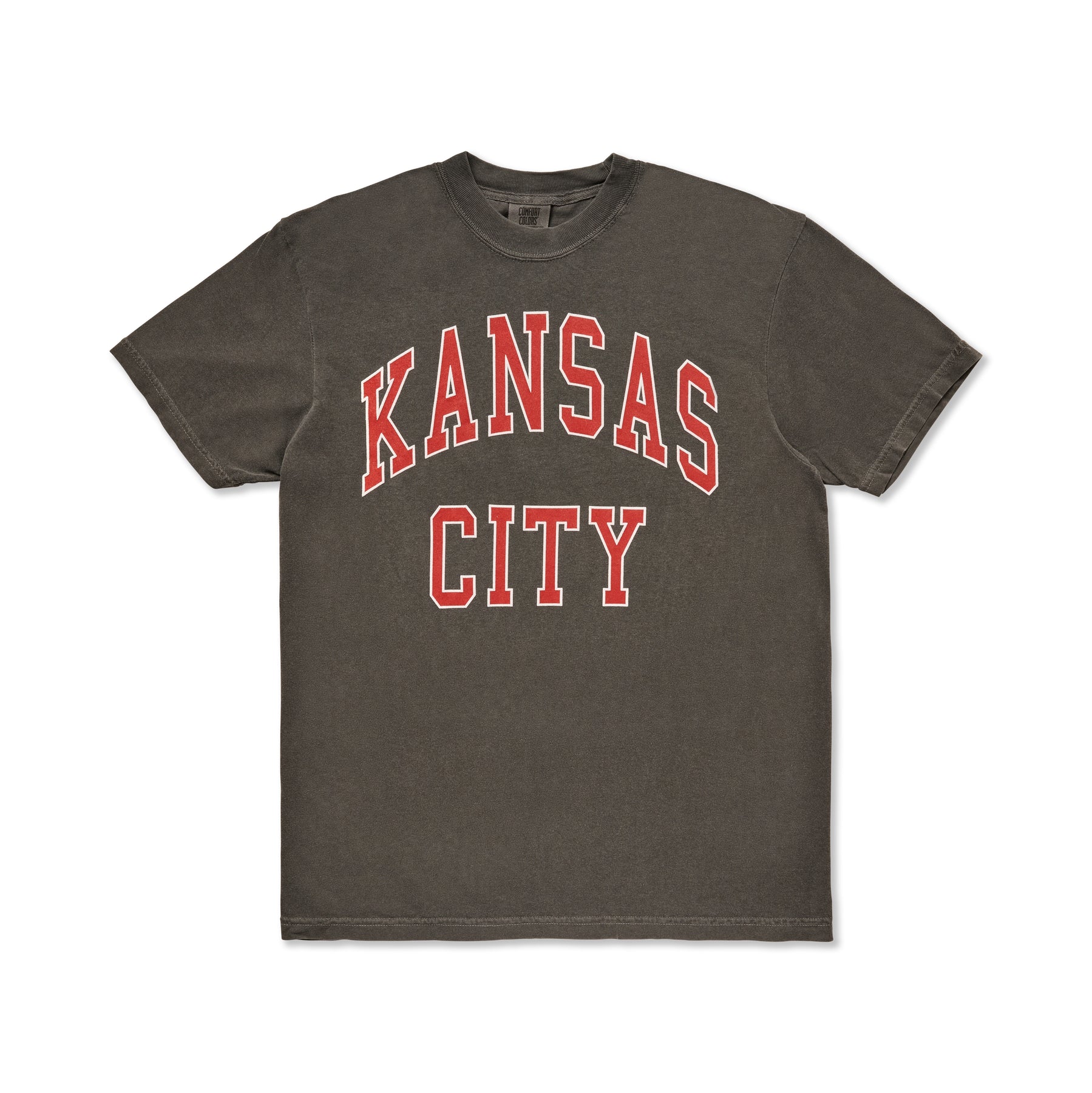 1KC | KANSAS CITY VINTAGE OUTLINE TEE - CHARCOAL 1KC