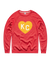 CHARLIE HUSTLE | KC HEART SWEATSHIRT - RED/YELLOW - Westside Storey