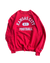 1KC | LOCKER FOOTBALL CREW FLEECE - RED - Westside Storey