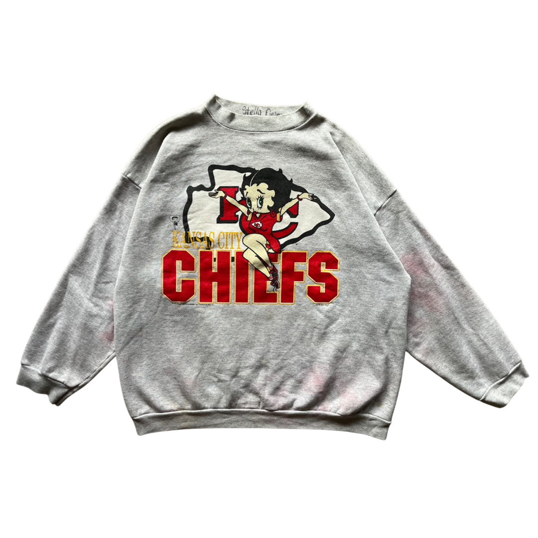 WESTSIDE STOREY VINTAGE | VINTAGE 90S CHIEFS ALL OVER PRINT SWEATSHIRT